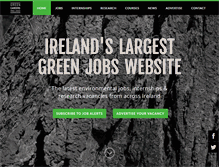 Tablet Screenshot of greencareersireland.com